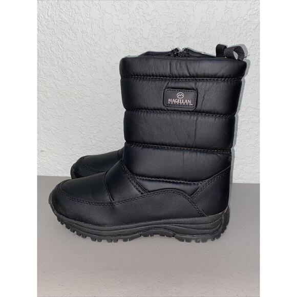 Magellan Outdoors Winter Boots Mens Size 4 Women’s 5 Waterproof Black Insulated - Picture 2 of 8